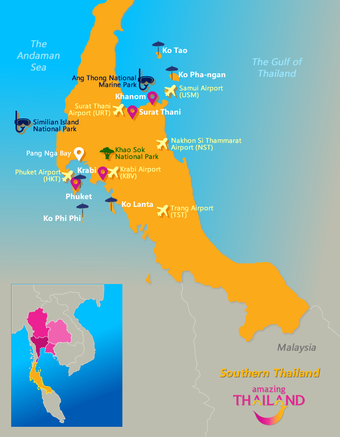 Thailand maps - Thailand Expert